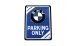 BMW F800S, F800ST & F800GT Letrero metálico BMW - Parking Only