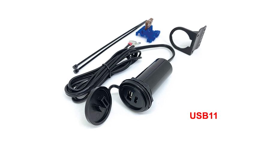 BMW S 1000 XR (2020- ) Enchufe USB Twin (USB-A & USB-C)
