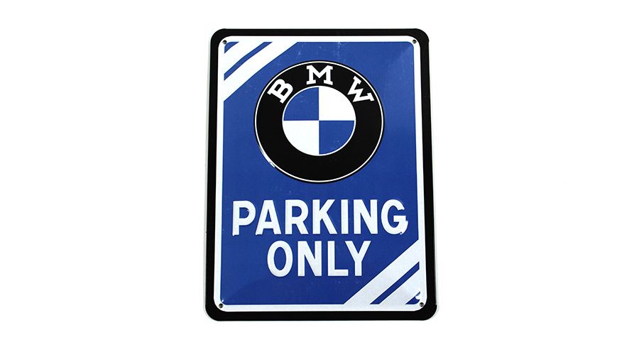 BMW S1000R (2021- ) Letrero metálico BMW - Parking Only