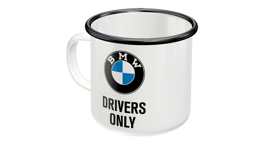 BMW Modelo clasicos desde 1969 Copa de esmalte BMW Drivers Only