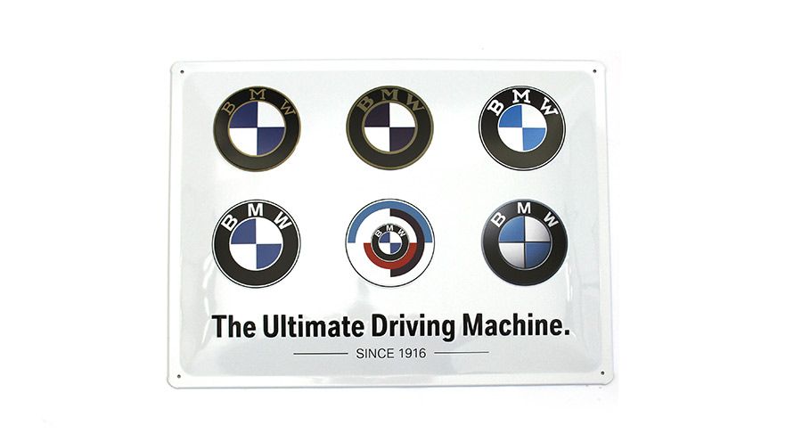 BMW K1200S Letrero metálico BMW - Logo Evolution