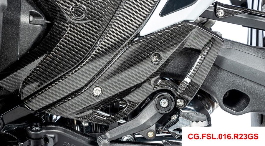 BMW R1300GS Taloneras de fibra de carbono