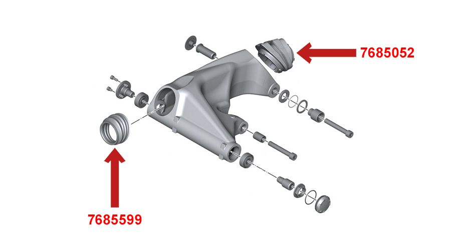 BMW R1200GS (04-12), R1200GS Adv (05-13) & HP2 Fuelle per cardano